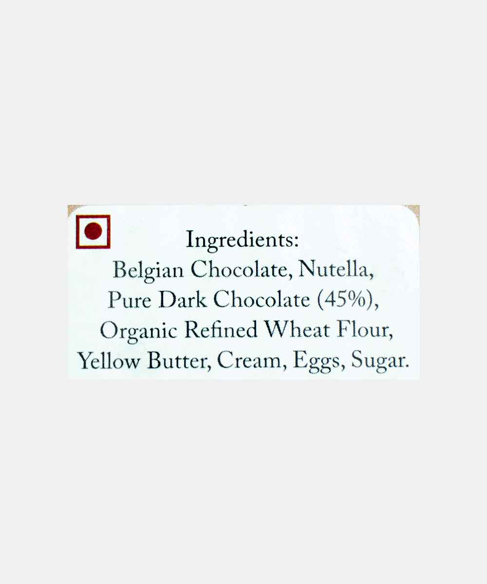 Nutella Gooey Brownie 1 Pc