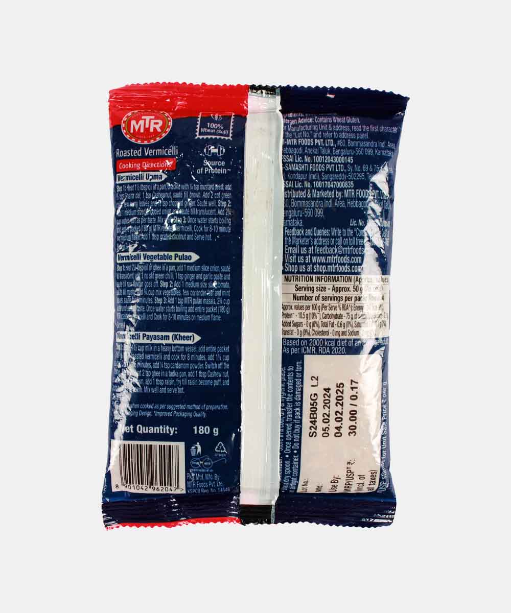 Mtr Roasted Vermicelli  180Gm
