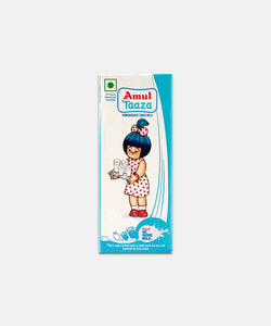 AMUL TAAZA MILK TETRA PACK 200 ML