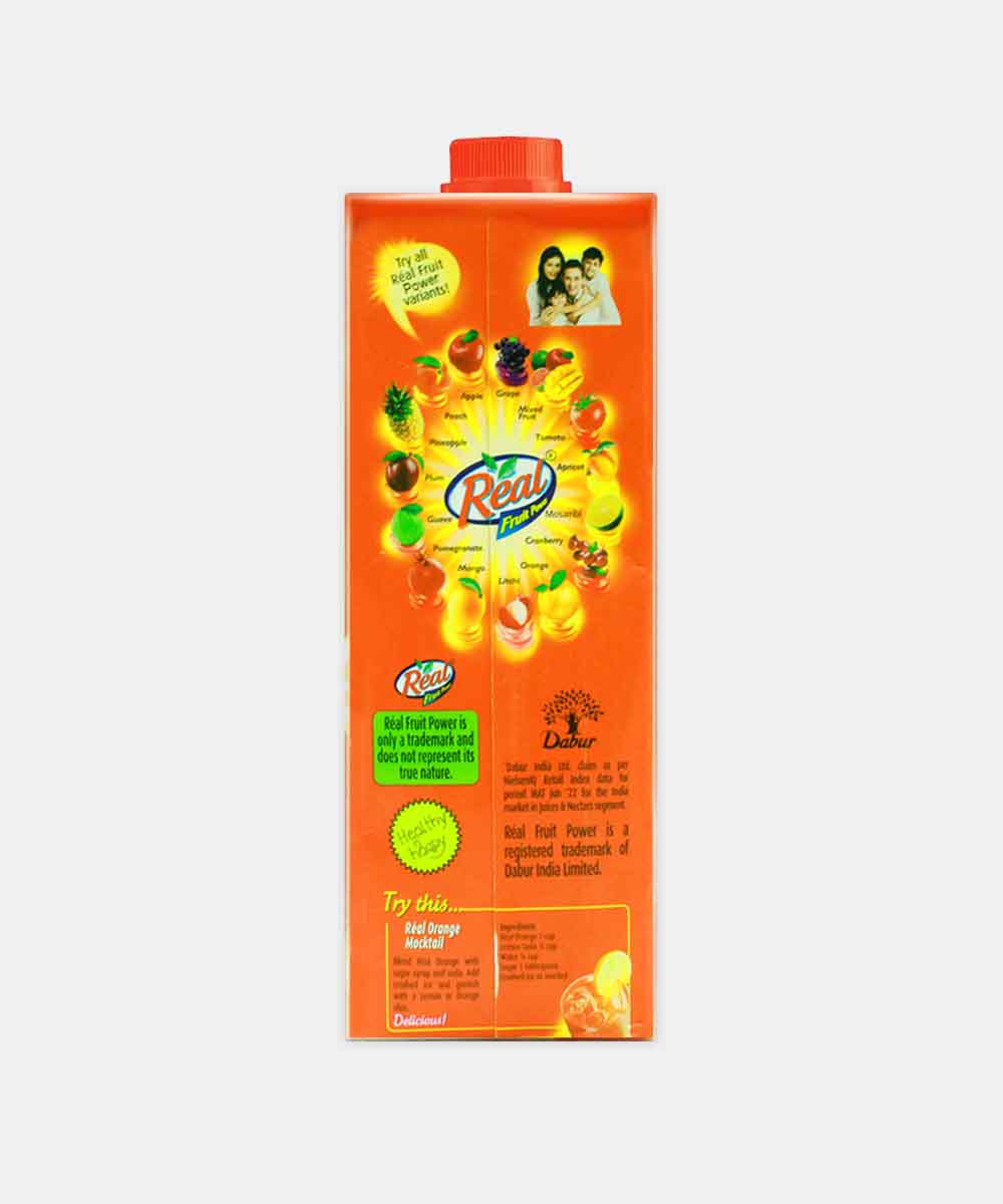 Real Orange Fruit Juice 1 Ltr