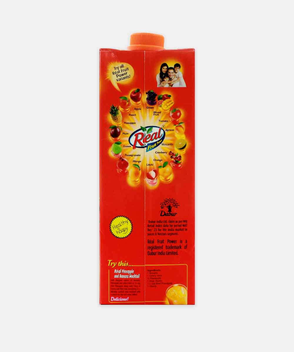 Real Pineapple Fruit Juice 1 Ltr