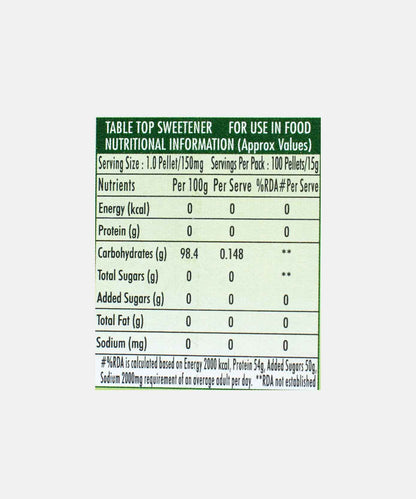 Naturally Sweet Steviocal Zero Diet Tablet 15 Gm
