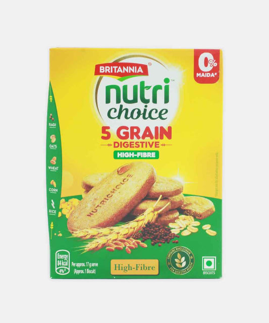 Britannia 5 Grain Nutri Choice Biscuits 200 Gm