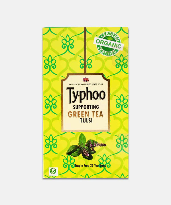 typhoo tulsi green tea 25 ba