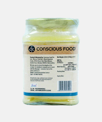Conscious Food Gir Cow Ghee A2 Milk + Bilona 500 Gm
