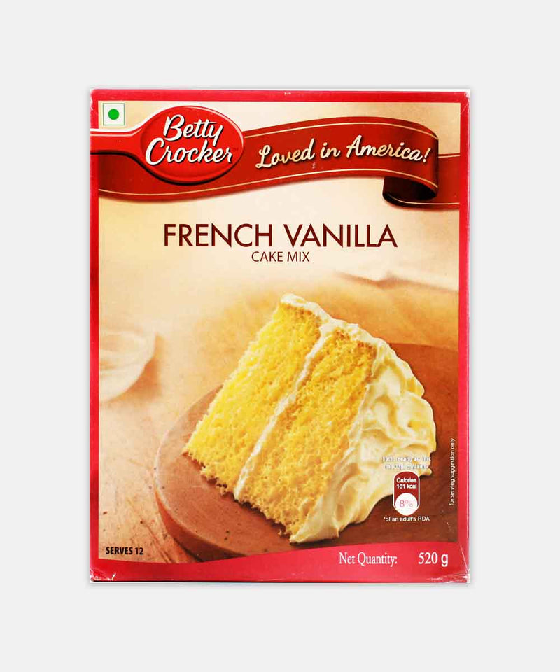 BETTY CROCKER FRENCH VANNILA CAKE MIX 520 GM