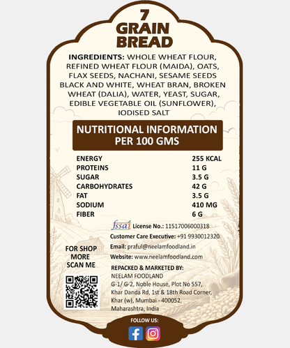 7 Grain Bread 400 Gm