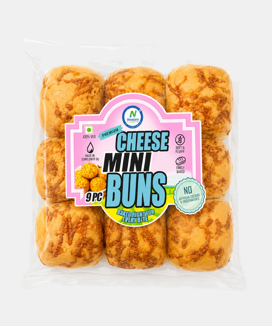 Cheese Mini Bun 9 Pc 230 Gm