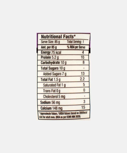Epigamia Yogurt Greek Vanilla Bean 85 Gm