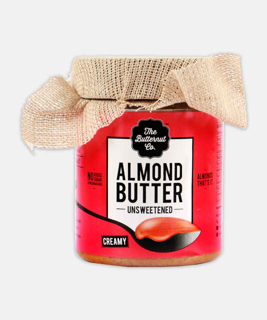 The Butternut Co. Almond Butter Unsweetened Creamy 200 Gm