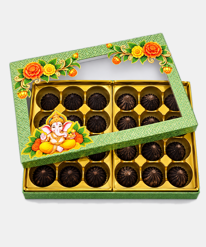 Assorted Chocolate Modak Box 24 Pc