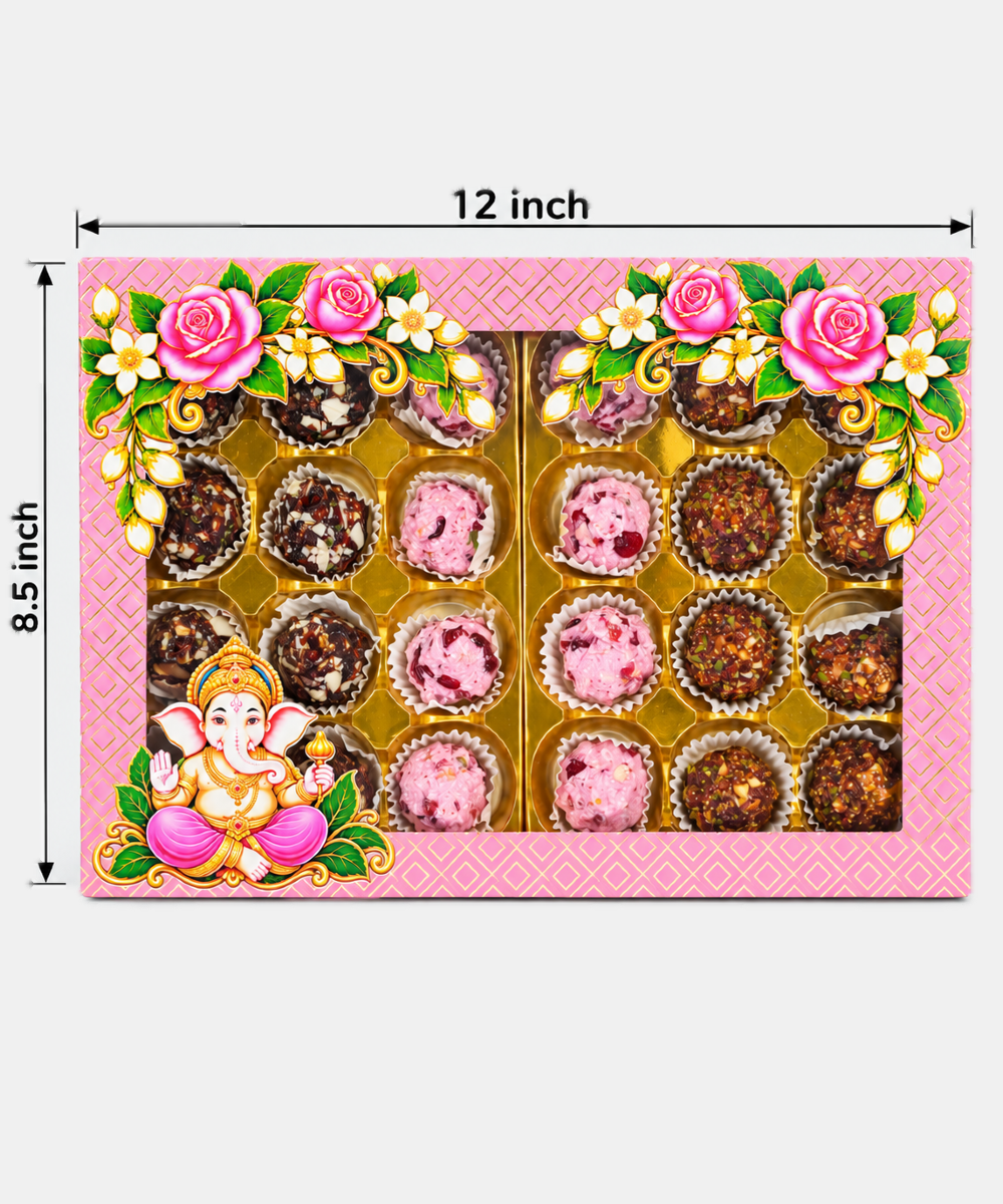 Assorted No Added Sugar Modak Box 24 Pc