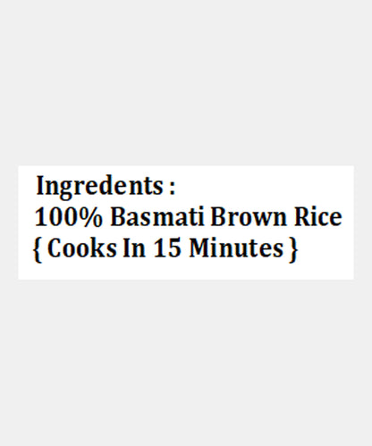 Basmati Brown Rice 500 Gm