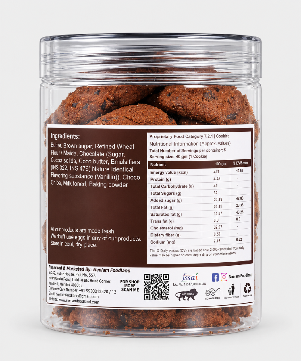 Classic Chocochip Cookies 200 Gm
