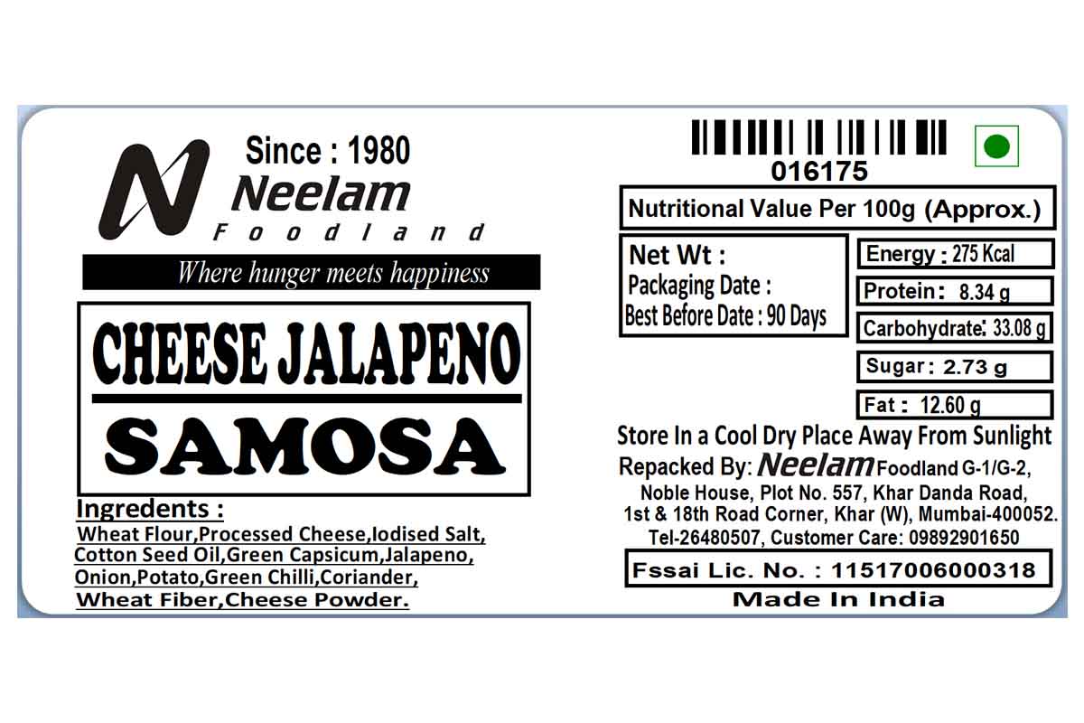 Cheese Jalapeno Samosa 10 Pc