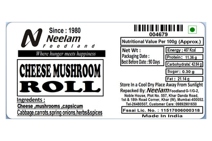 Cheese Mushroom Roll 5 Pcs