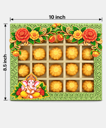 Fancy Kesar Milk Modak 20 Pc