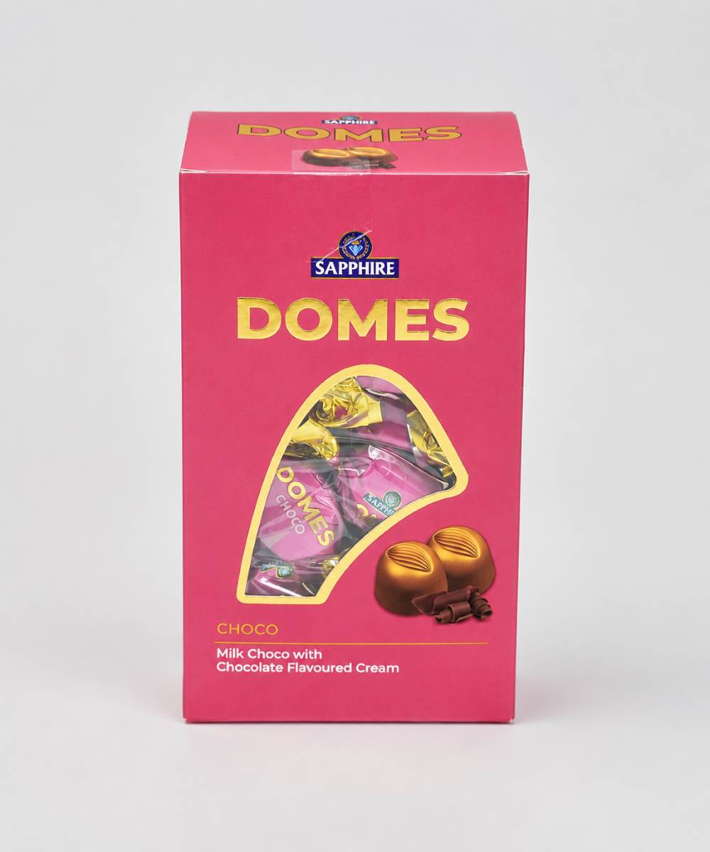 Sapphire Domes Strawberry Flavour Chocolate 420 Gm - Neelam