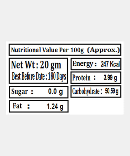 Whole Cinnamon/Dalchini 20 Gm