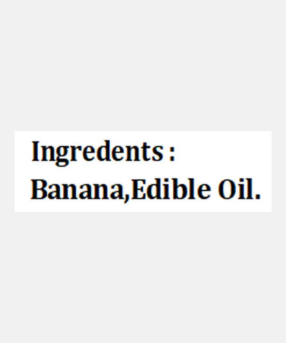 Extra Thin Salt Free Banana Chips Plain 200 Gm