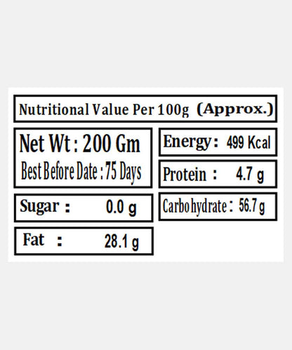 Extra Thin Salt Free Banana Chips Plain 200 Gm
