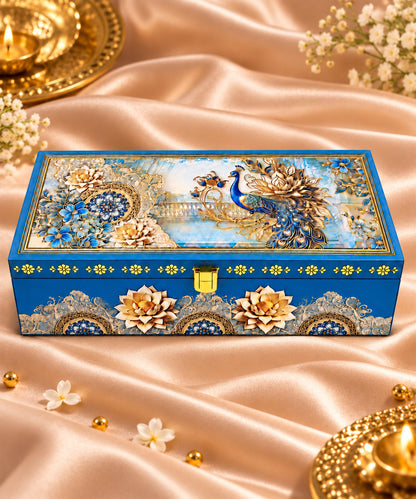 Peacock 3 Jar Vintage Gift Hamper Box 500 Gm