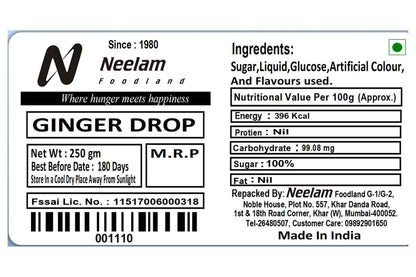 Ginger Drops 250 Gm