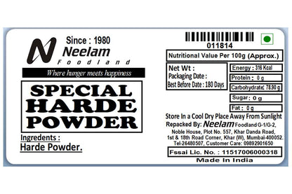 Harde/Harad Powder 100 Gm