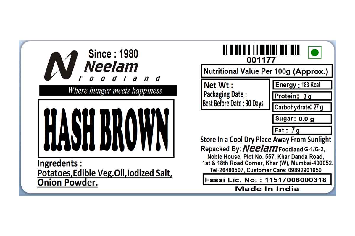 Hash Brown 300 Gm