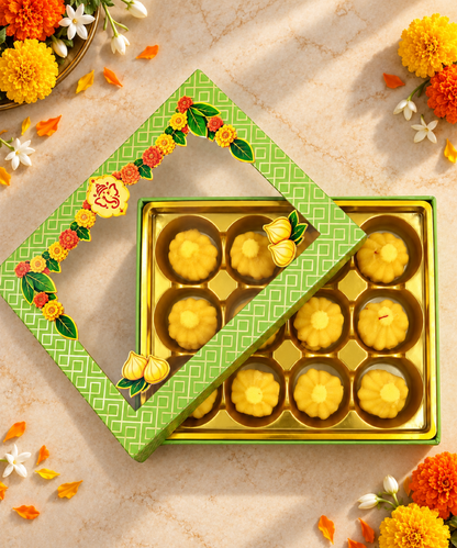 Kesar Milk Modak Box 12 Pc