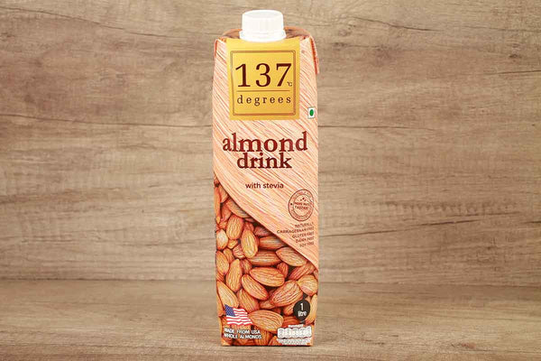 137 DEGREES ALMOND DRINK WITH STEVIA 1 LITRE