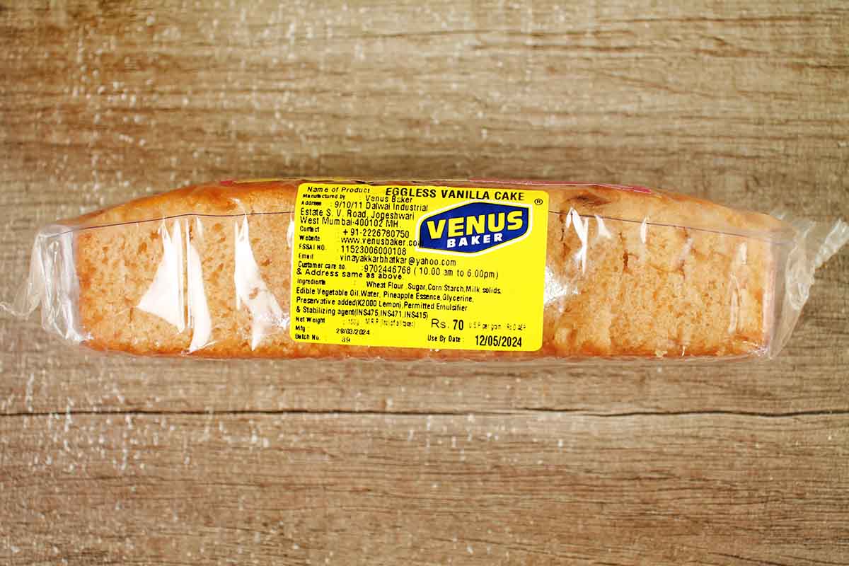 Venus Baker Vanilla Cakes 150 Gm