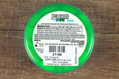 Ice Breakers Watermelonduo Fruit+Cool Mints 36 Gm