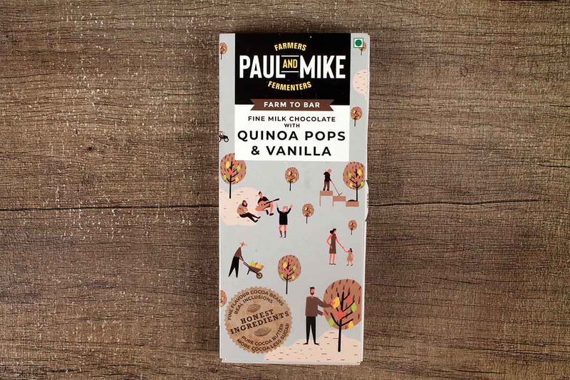 paul 7 mike quinoa pops vanilla 68 gm