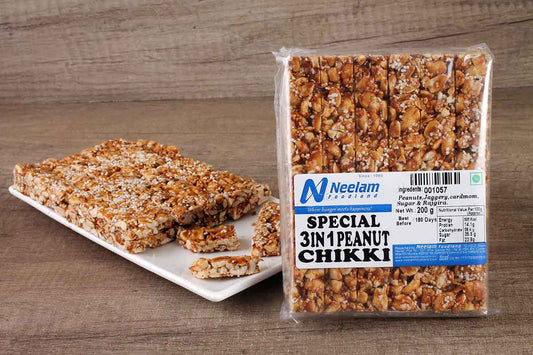 3 In 1 Peanut Chikki Bar 200 Gm