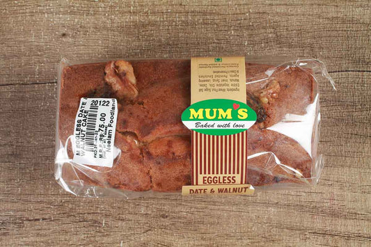 Mums Eggless Date & Walnut Cake 250 Gm