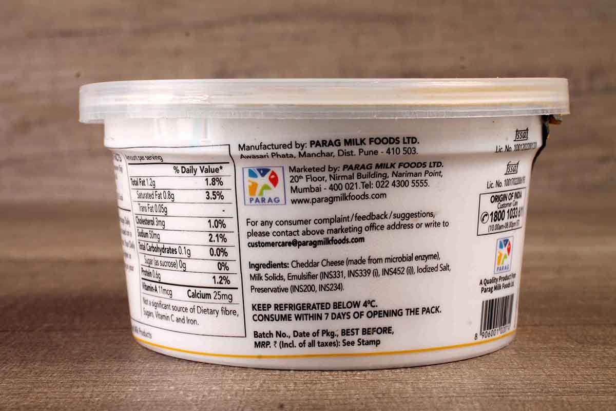 Go Cheese Spread Plain 200 Gm