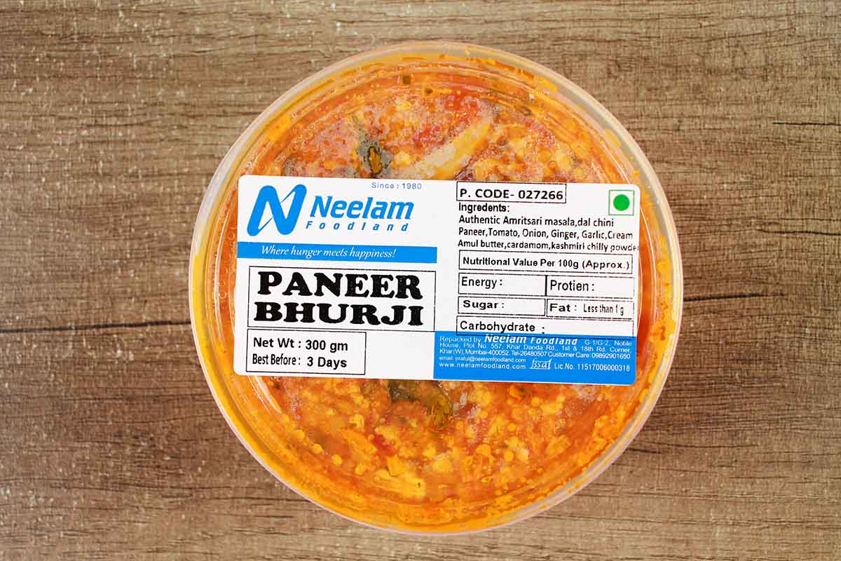 Paneer Bhurji 300 Gm