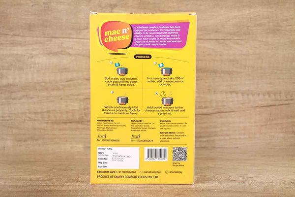 SIIMPLY MACN CHEESE CHEDDAR PASTA 130