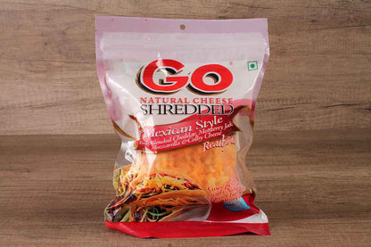 Go Shredded Mexican Style Cheese 150 Gm