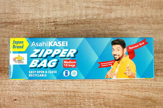 Asahi Kasei Zipper Medium Bag 10 Pc