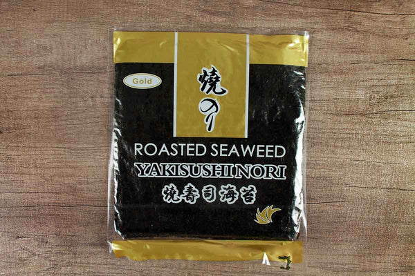 ROASTED SEAWEED YAKISUSHI NORI SHEETS 10 PC 28