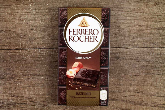 Ferrero Rocher Hazelnut Dark 55% Chocolate 90 Gm