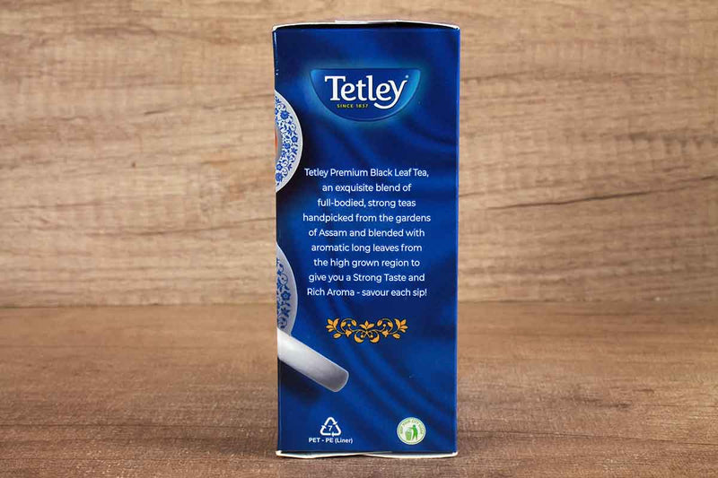 tetley premium black leaf tea 250