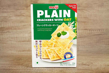 Meiji Plain With Oat Crackers 104 Gm