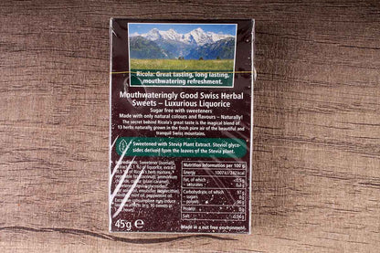 Ricola Herbal Sweets Luxurious Liquorice Candy 45 Gm