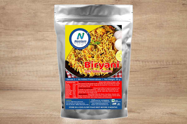 FREEZE DRIED VEG BIRYANI 95