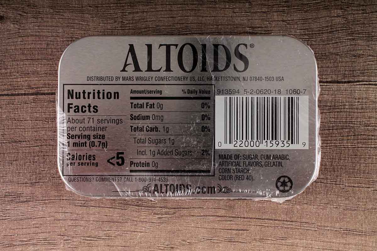 Altoids Cinnamon Mint 50 Gm