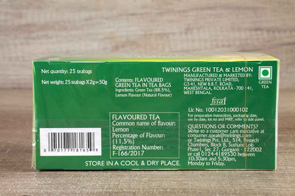 Twinings Green Tea & Lemon 25 Bag