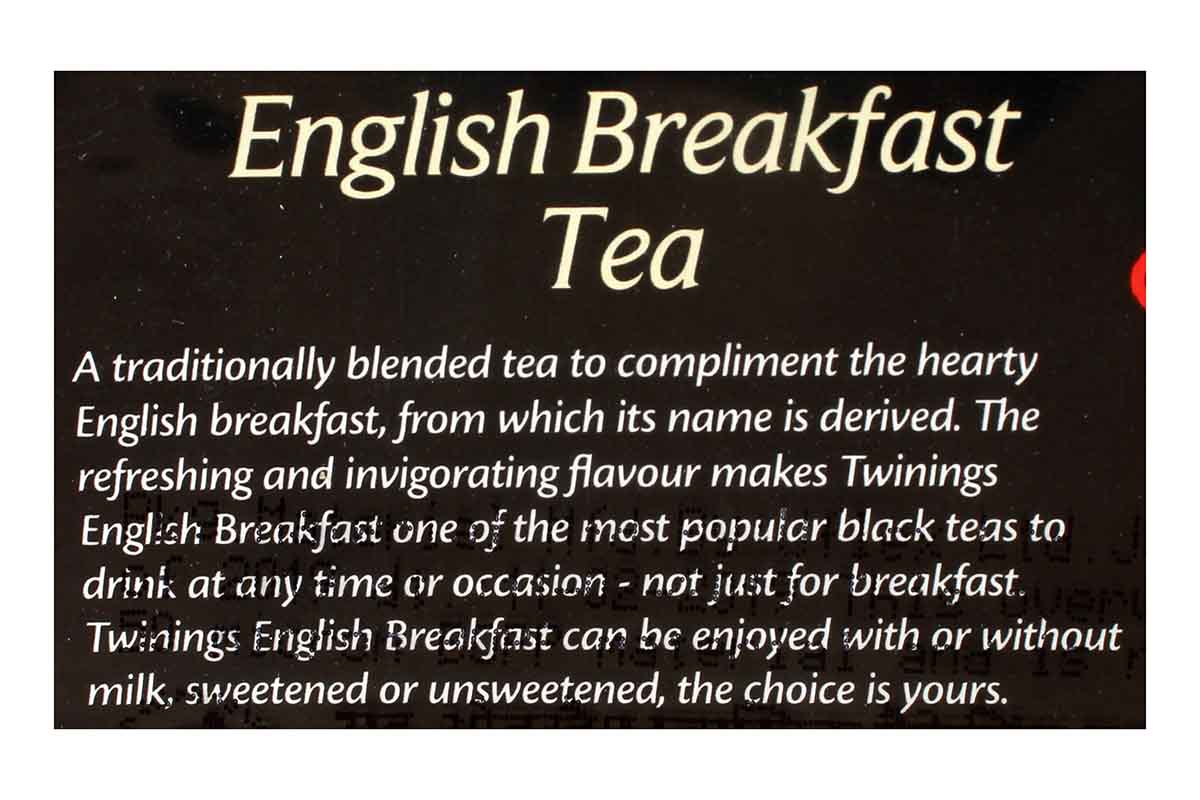 Twinings English Beakfast Tea 25 Bag